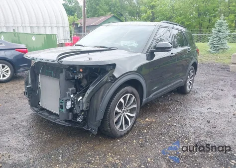 2020 Ford Explorer St из США, поврежденный, VIN 1FM5K8GC0LGA99943